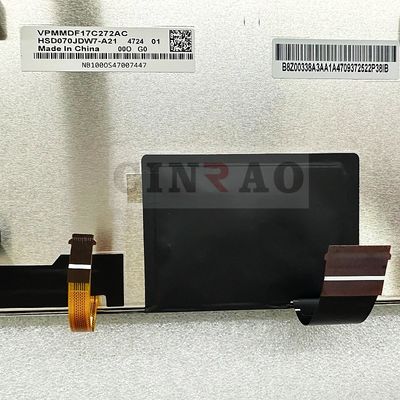 7 Inch 800*480 LCD Display HSD070JDW7-A21 Car Screen Panel WLED LVDS GPS Navigasi