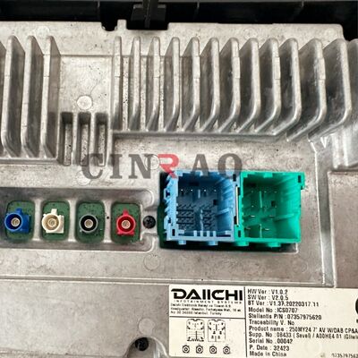 Monitor layar mobil Fiat ICS0707 LCD Display 250MY24 7 AV WDAB GPS Navigasi