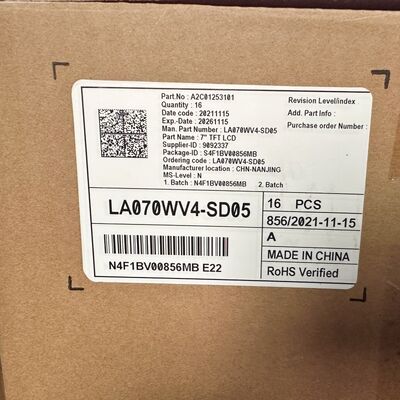 7 Inch 800x480 LCD Screen Panel LA070WV4(SD)(05) LG Car LCD Display LA070WV4-SD05 WLED TTL