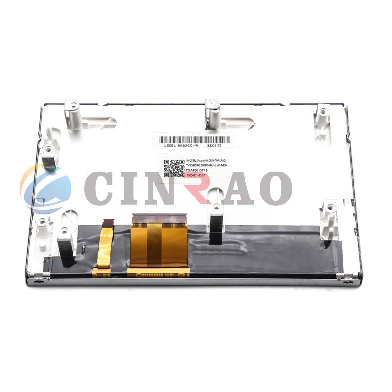 Panel Layar 8 Inci T-55829GD080HU-LW-AEN/ACN/AGN Tampilan LCD untuk Navigasi GPS Mobil KYOCERA